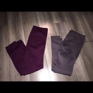 Fabletics two pairs of athletic pants NWOT size S